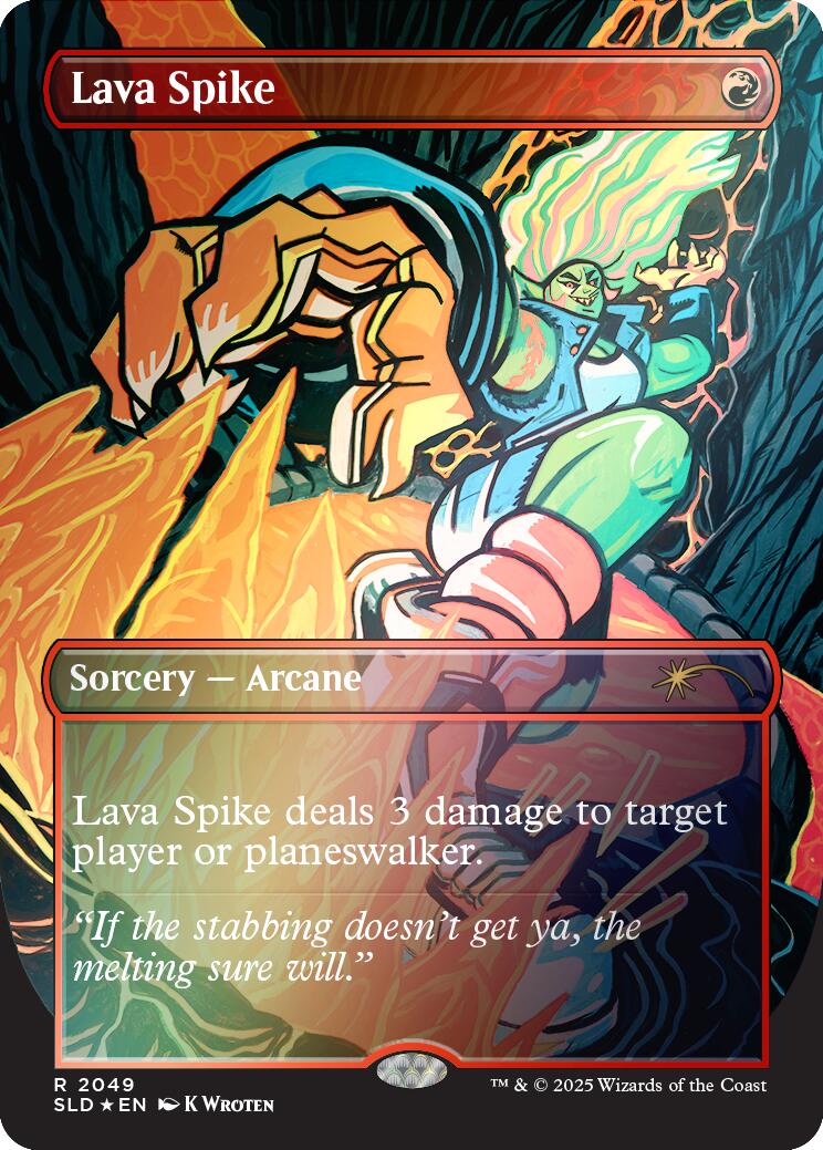 Lava Spike (2049) (Rainbow Foil)