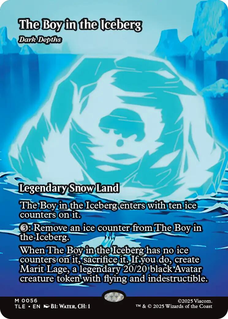 The Boy in the Iceberg - Dark Depths (Borderless)