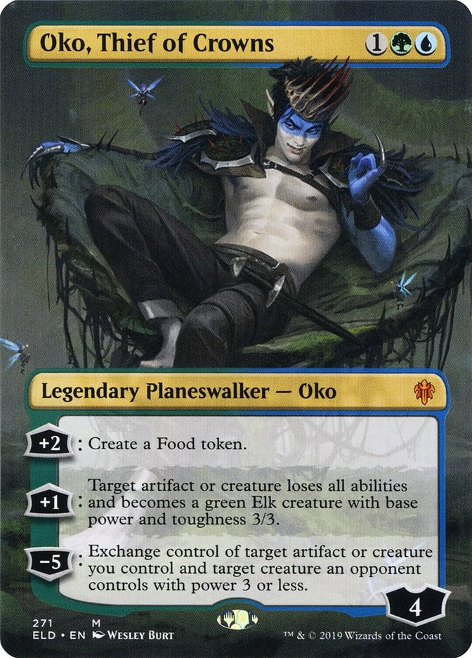 Oko, Thief of Crowns (Borderless) [ELD - 271]