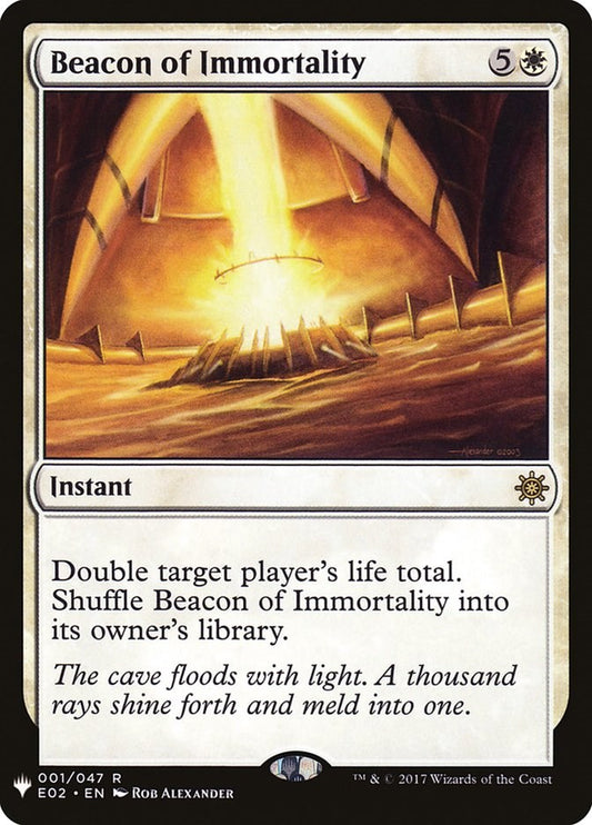 Beacon of Immortality [LIST - 1]