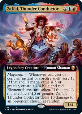 Zaffai, Thunder Conductor (Extended Art) [C21 - 331]