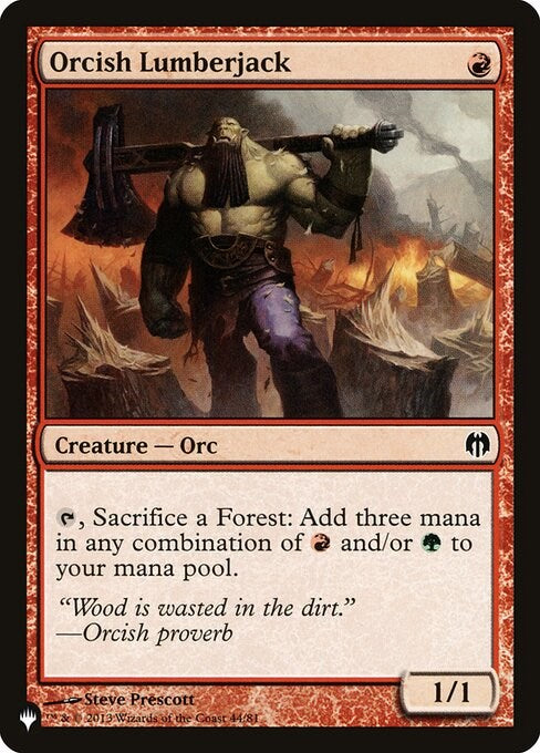 Orcish Lumberjack [LIST - 44/81]