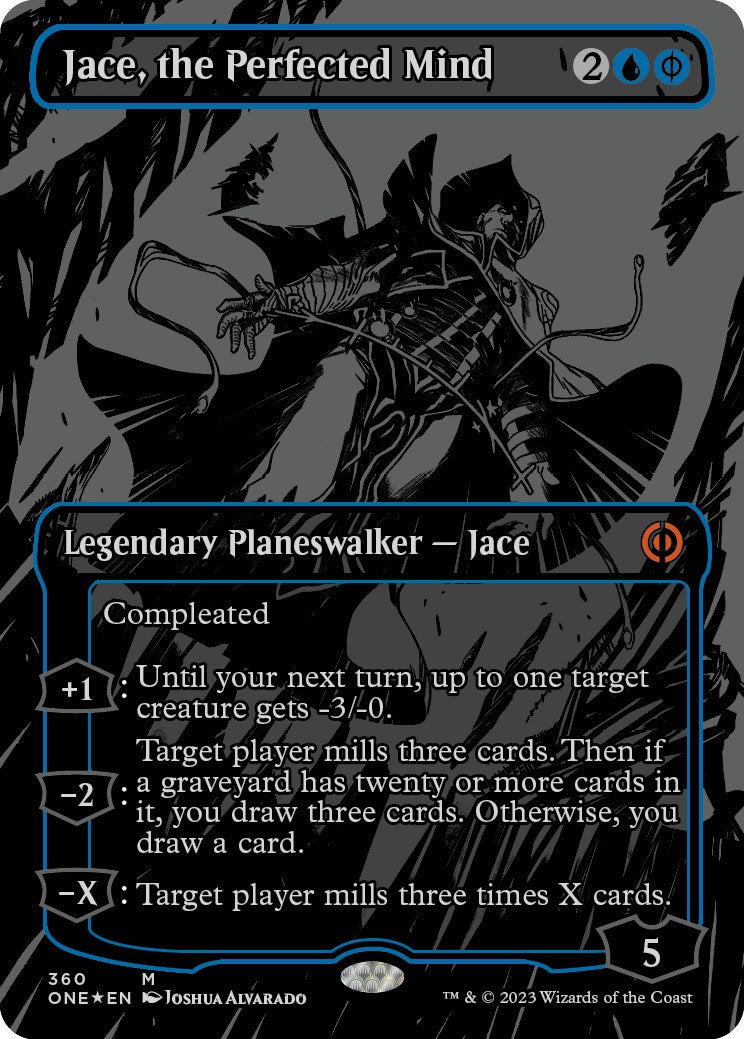 Jace, the Perfected Mind (Oil Slick Raised Foil) [ONE - 360]