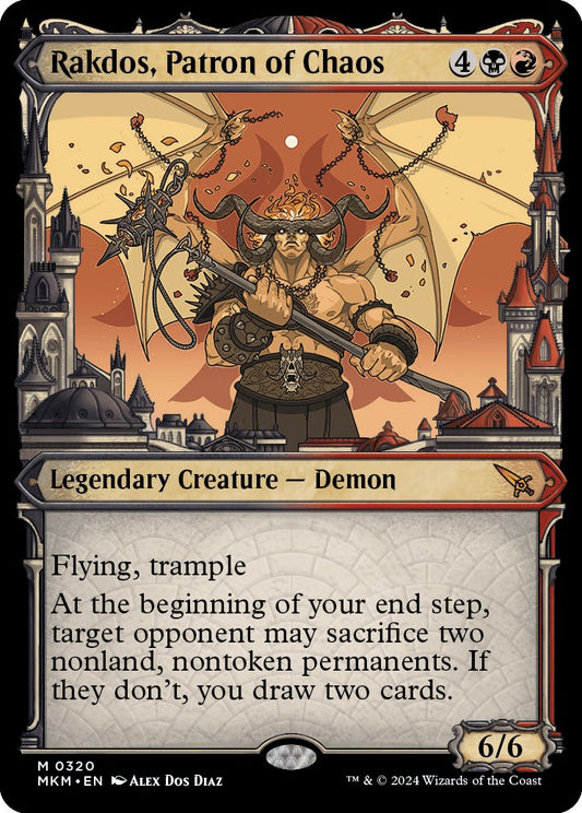 Rakdos, Patron of Chaos (Showcase) (0320) [MKM - 320]