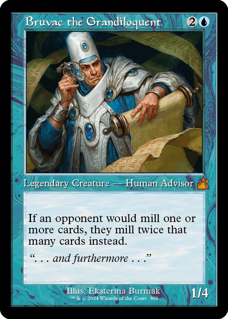 Bruvac the Grandiloquent (Retro Frame)