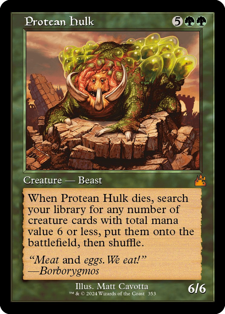 Protean Hulk (Retro Frame) [RVR - 353]
