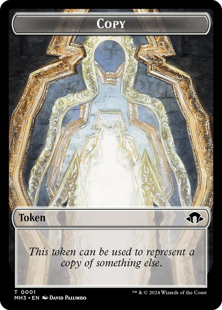 Copy (Ripple Foil) // Eldrazi Angel Double-Sided Token