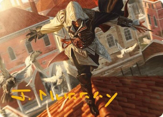 Ezio, Blade of Vengeance Art Card (Gold-Stamped Signature)