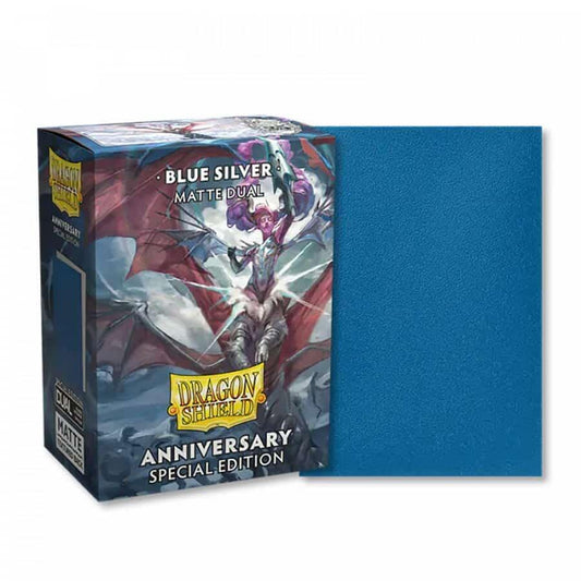 Dragon Shield Blue & Silver Dual Matte