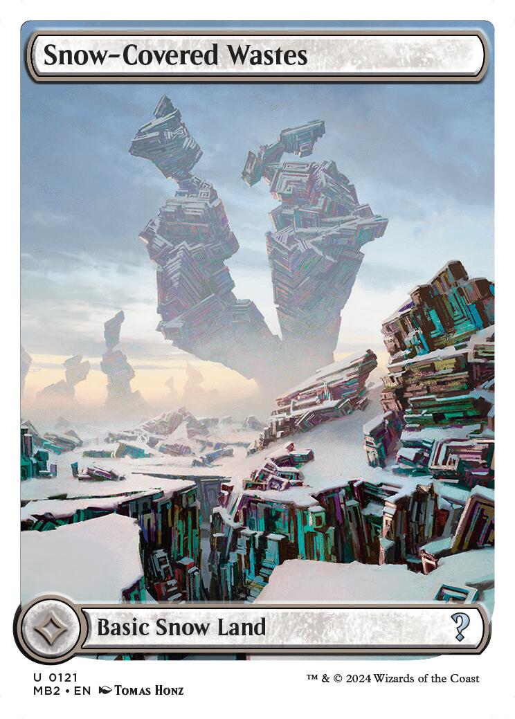 Snow-Covered Wastes (White Border) [MB2 - 121]
