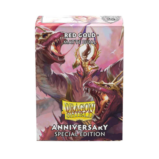 Dragon Shield Pomegranate & Gold Dual Matte
