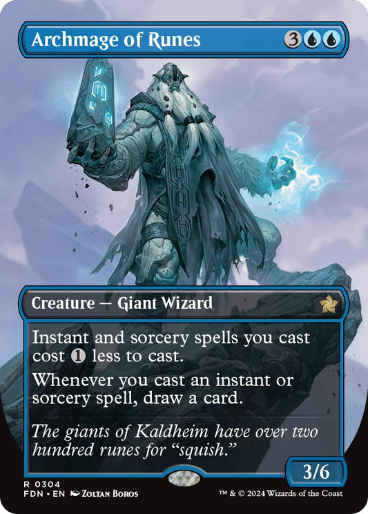 Archmage of Runes (Borderless) [FDN - 304]