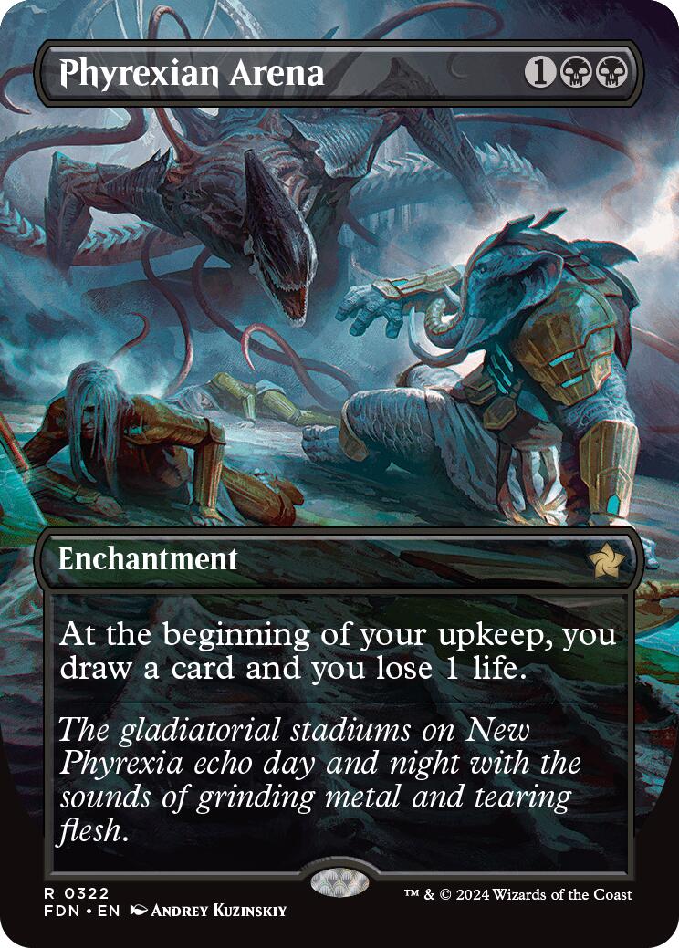 Phyrexian Arena (Borderless) [FDN - 322]
