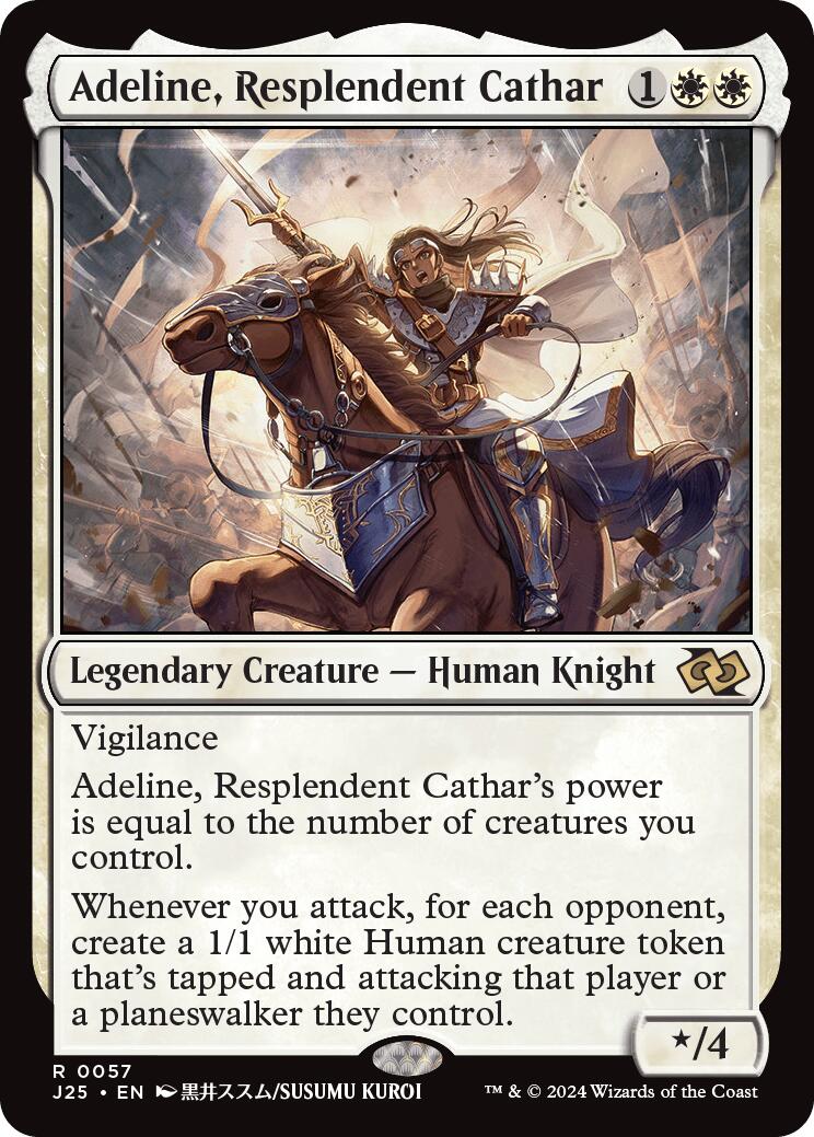 Adeline, Resplendent Cathar (Anime) [J25 - 57]
