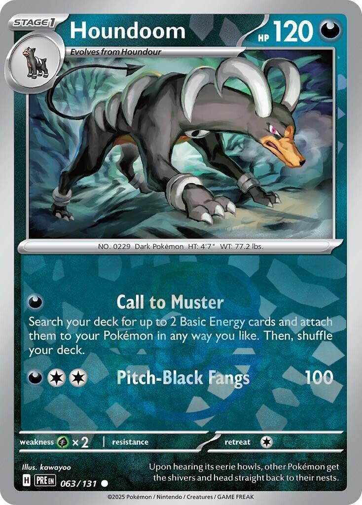 Houndoom (Master Ball Pattern) [PRE - 063/131]