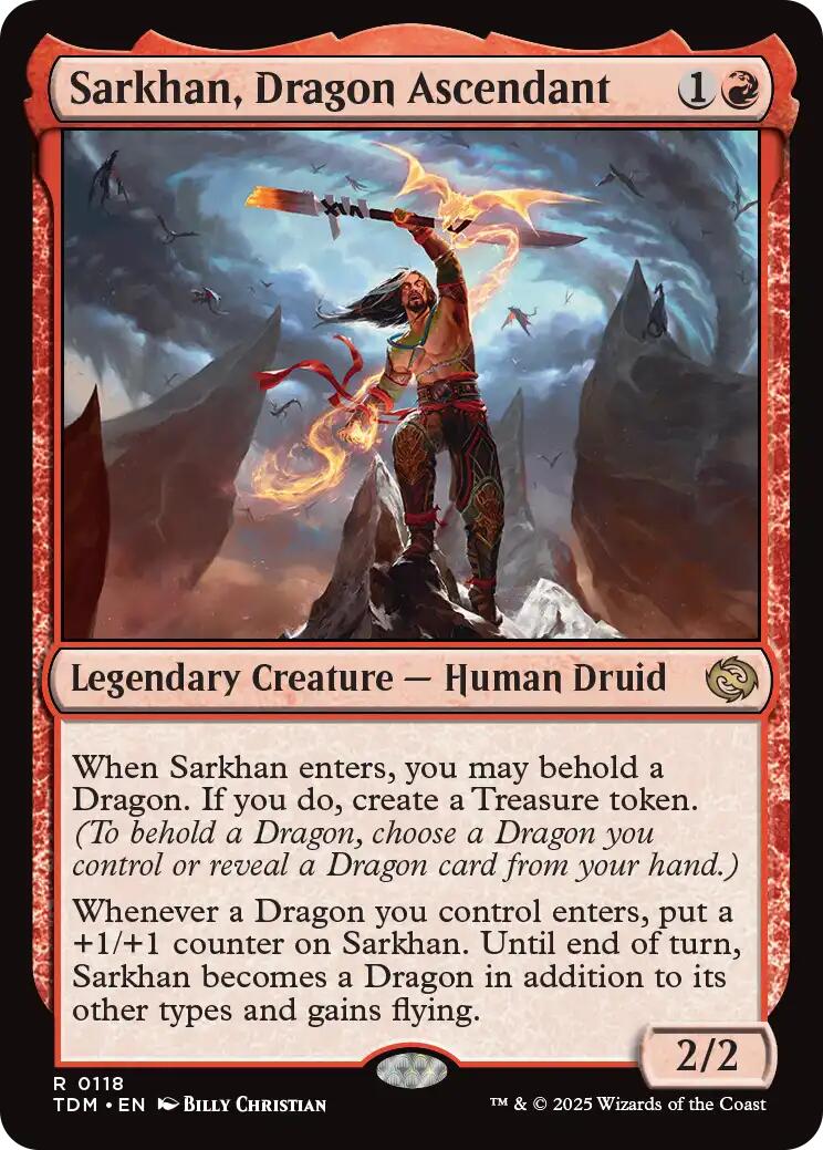 Sarkhan, Dragon Ascendant [TDM - 118]