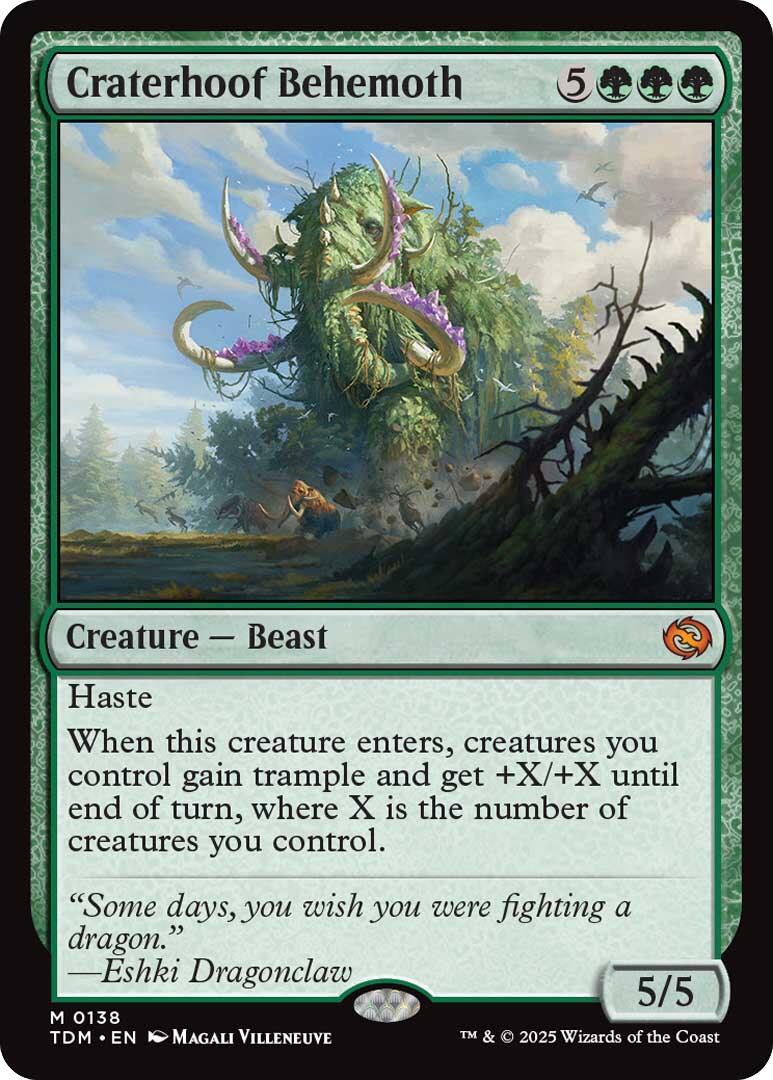 Craterhoof Behemoth [TDM - 138]