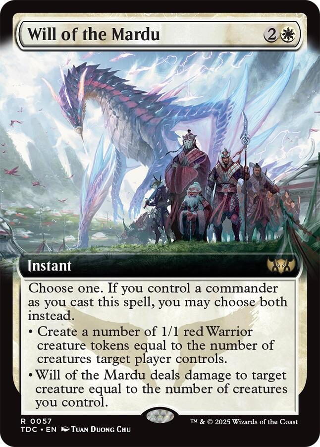 Will of the Mardu (Extended Art) [TDC - 57]