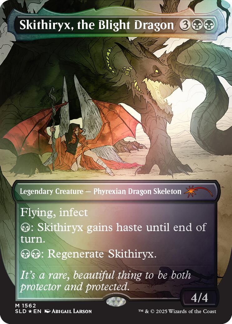 Skithiryx, the Blight Dragon (Rainbow Foil) [SLD - 1562]