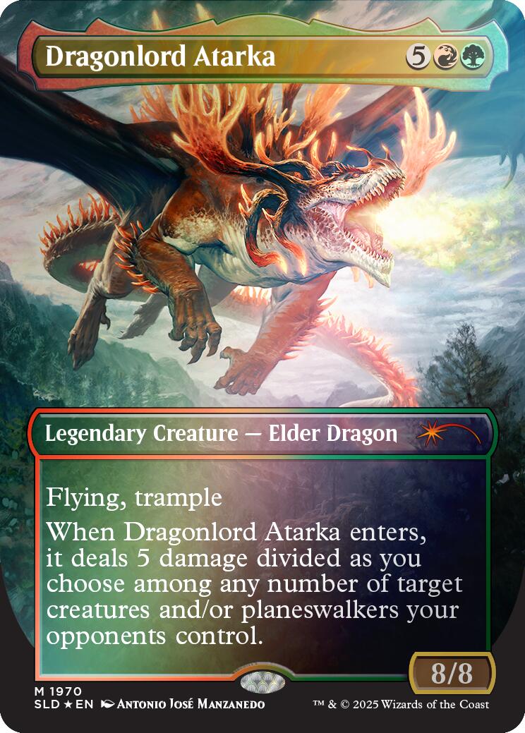 Dragonlord Atarka (Rainbow Foil) [SLD - 1970]