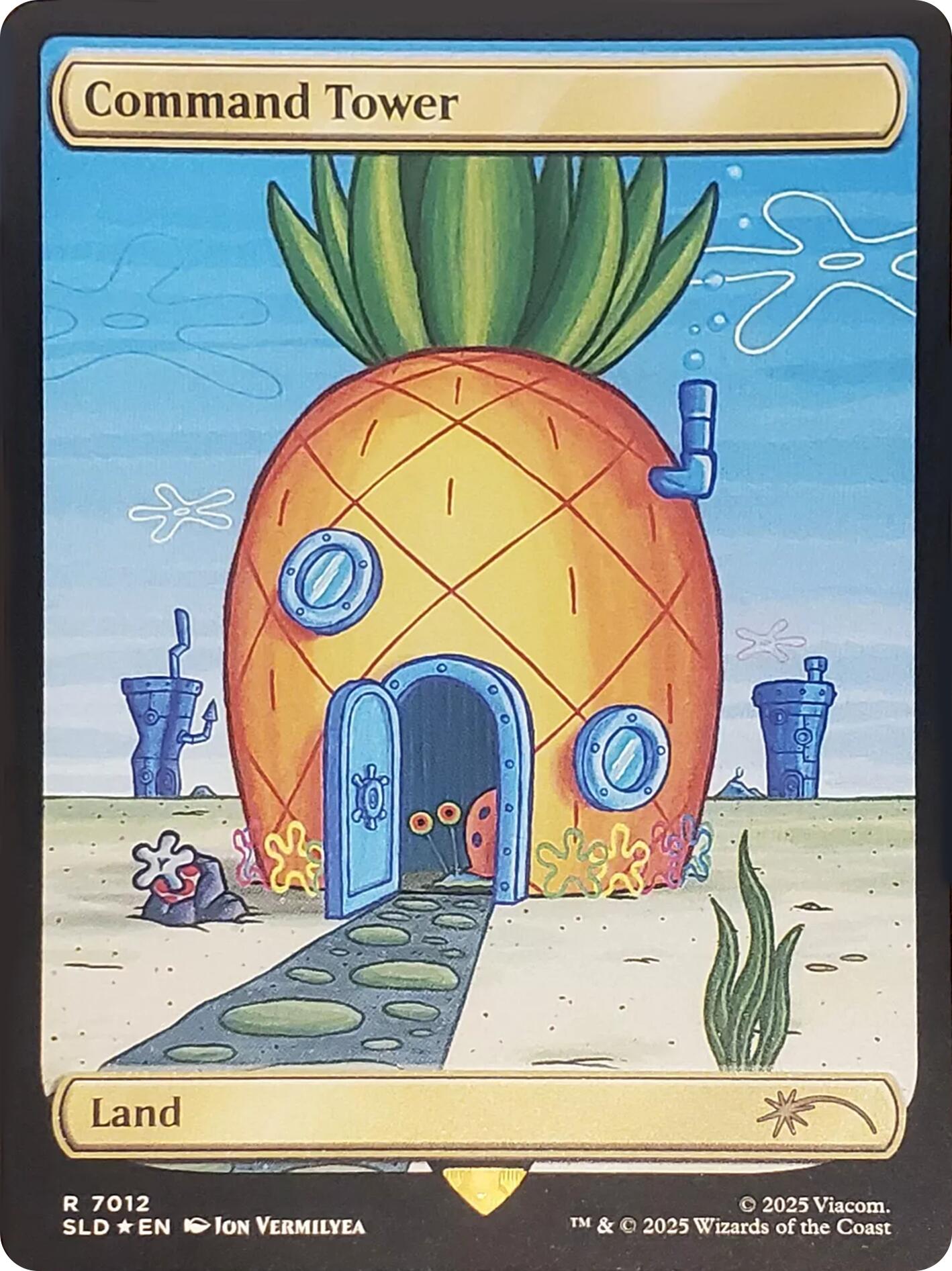 Command Tower (7012) (Rainbow Foil) [SLD - 7012]