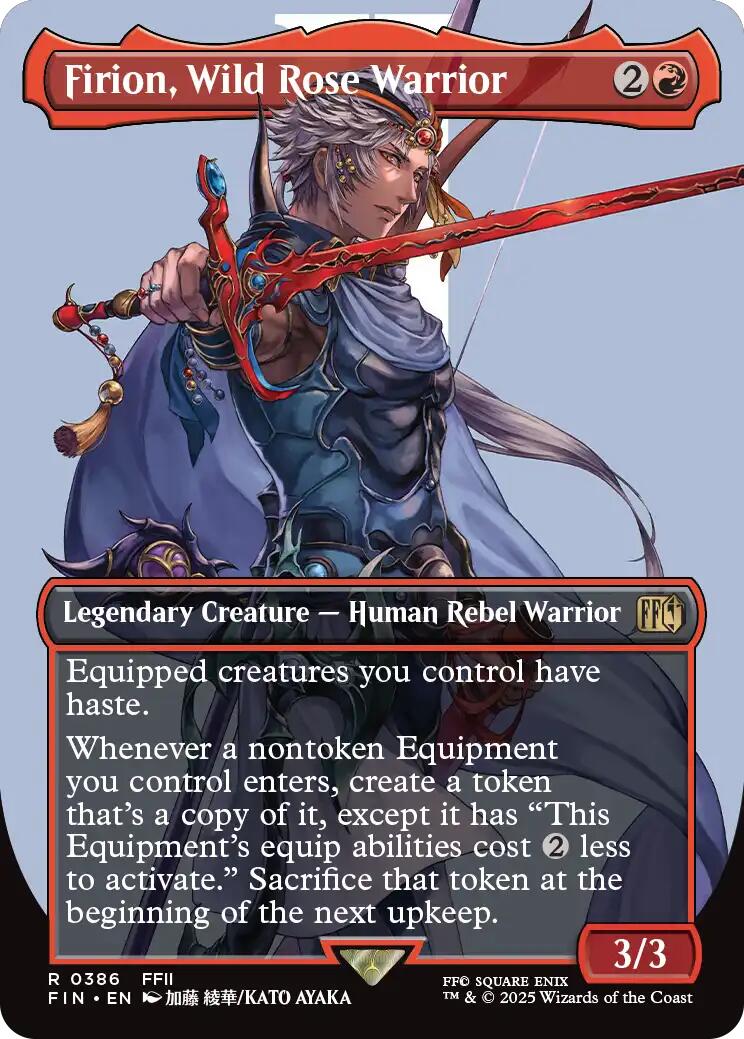 Firion, Wild Rose Warrior (Borderless) [FIN - 386]