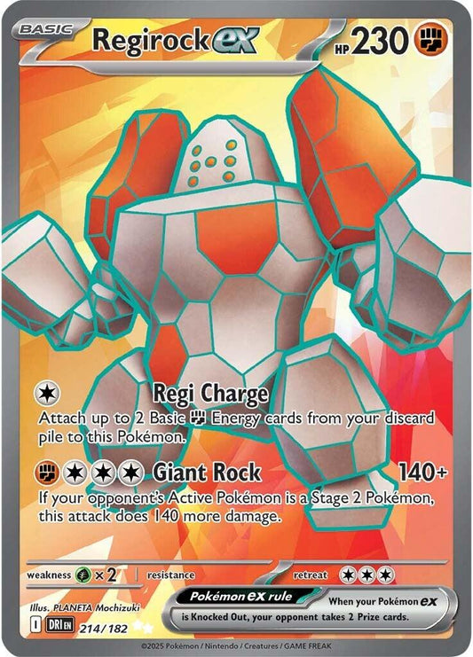 Regirock ex - 214/182 [DRI - 214/182]