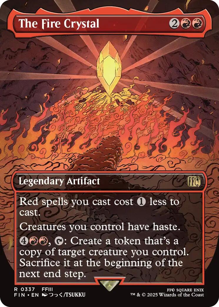 The Fire Crystal (Borderless) [FIN - 337]