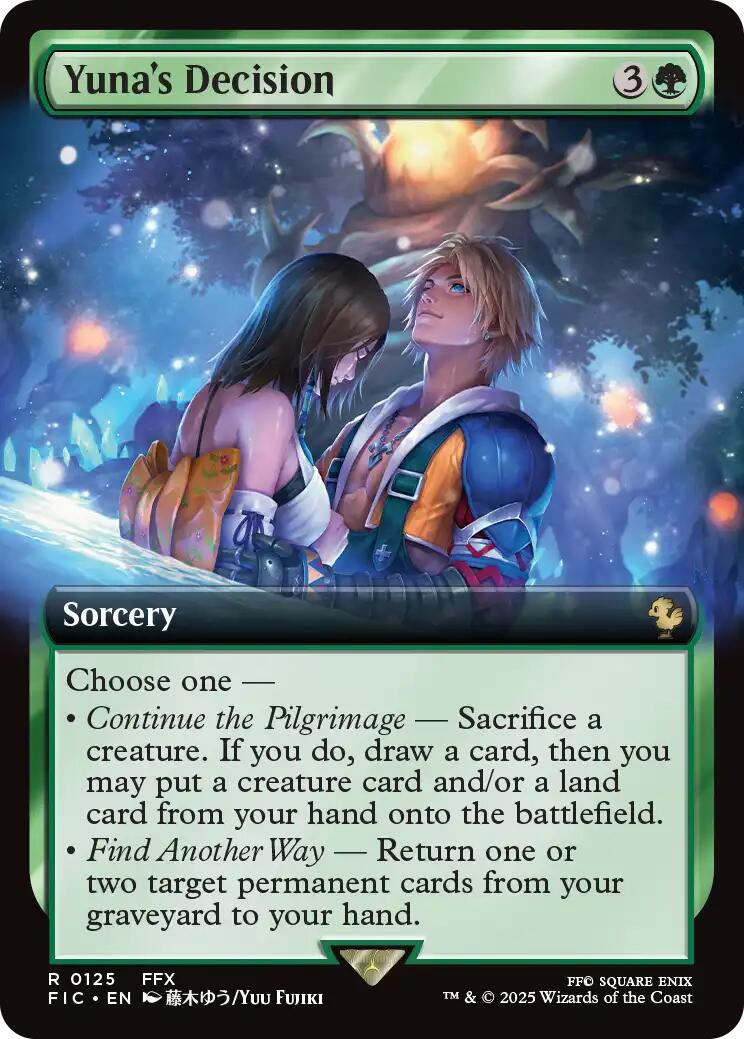 Yuna's Decision (Extended Art) [FIC]