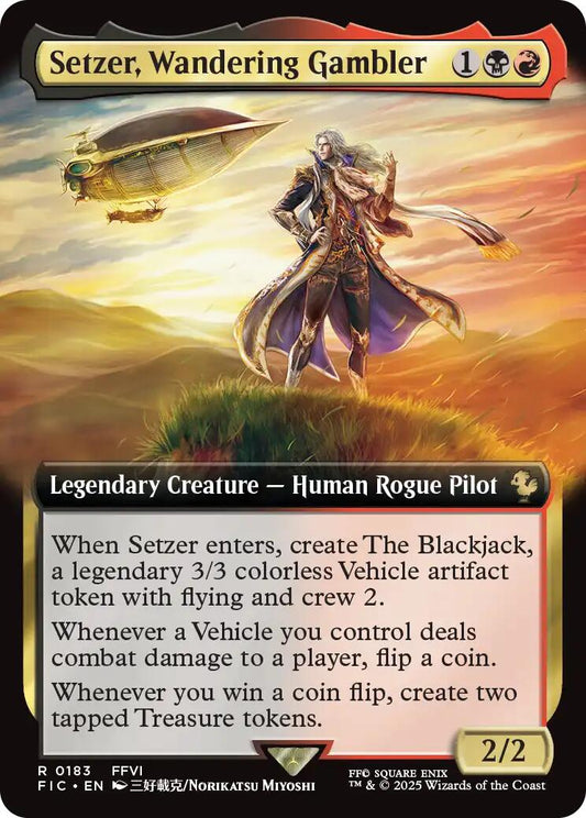 Setzer, Wandering Gambler (Extended Art) [FIC]