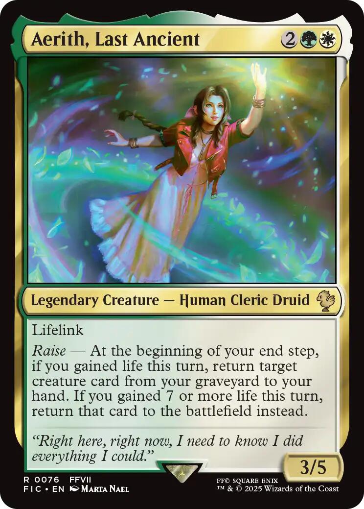 Aerith, Last Ancient (Surge Foil) [FIC - 76]