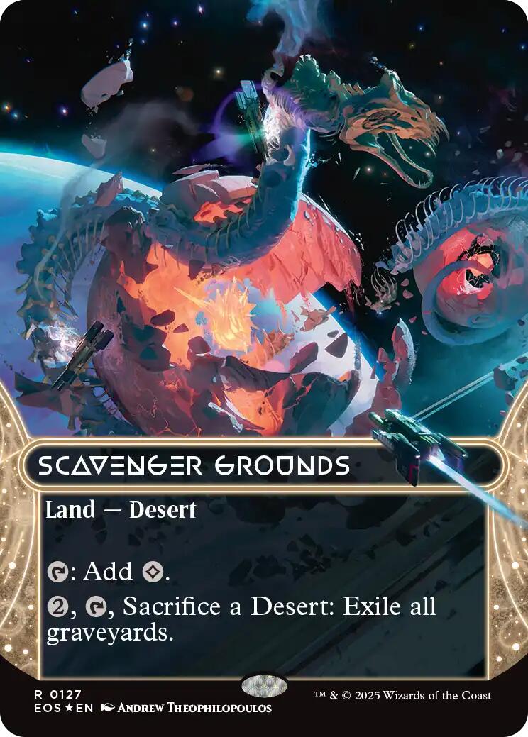 Scavenger Grounds (0127) (Borderless) (Galaxy Foil) [EOS - 127]