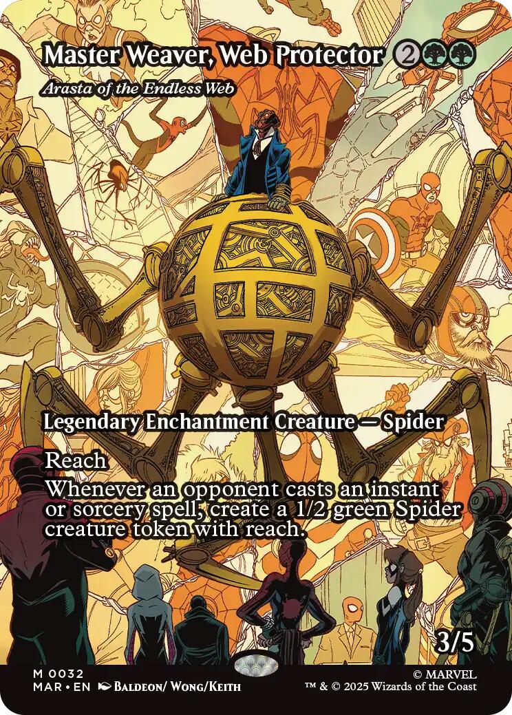 Master Weaver, Web Protector - Arasta of the Endless Web (Borderless)