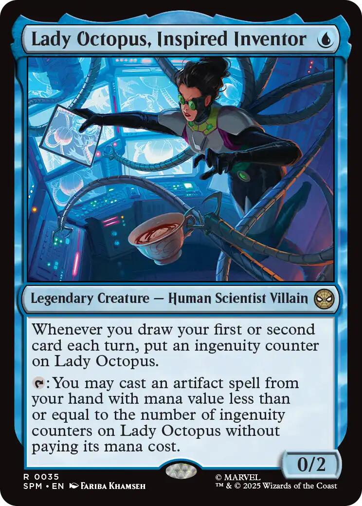Lady Octopus, Inspired Inventor