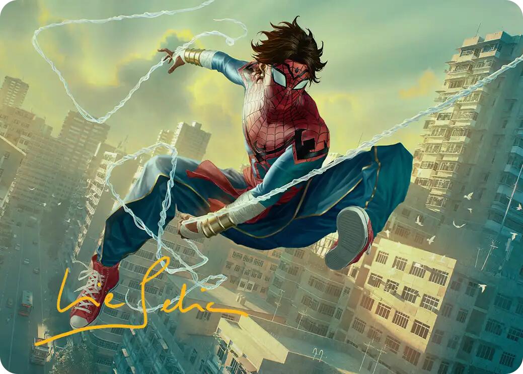Spider-Man India Art Card (Gold-Stamped Signature)