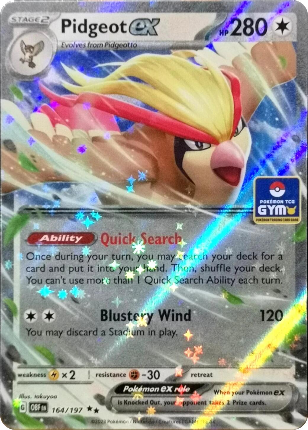 Pidgeot ex - 164/197