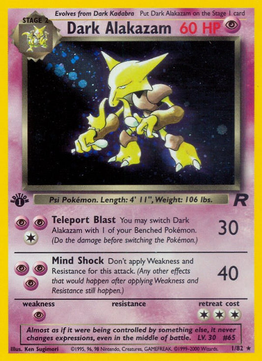 Dark Alakazam (1) [TR - 001]
