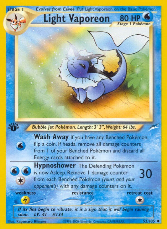 Light Vaporeon [N4 - 052/105]