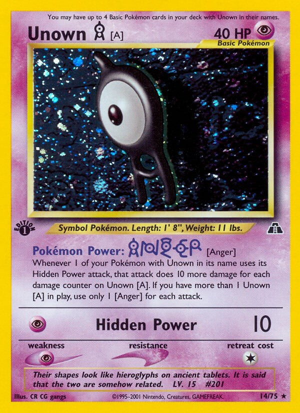 Unown [A] (14) [N2 - 014]