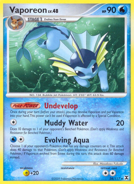 Vaporeon [RR - 34/111]
